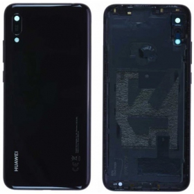 Huawei Y6 2019 / Y6 Pro 2019 / Y6 Prime 2019 πίσω κάλυμμα μπαταρίας (μαύρος) (μεταχειρισμένος grade C, γνησια)