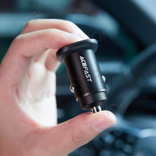 Φορτιστής automobilinis Acefast B1 Mini 38W USB-C+USB-A μαύρος