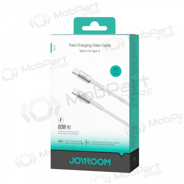 USB καλώδιο Joyroom S-A51 USB-C to USB-C 60W 1.2m γκρί