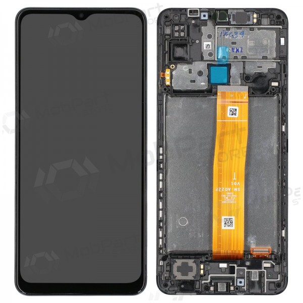 Samsung Galaxy M12 οθόνη (μαύρος) (με πλαίσιο) (γνησια)