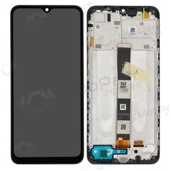 Xiaomi Redmi 9AT οθόνη (μαύρος) (με πλαίσιο) (service pack) (γνησια)