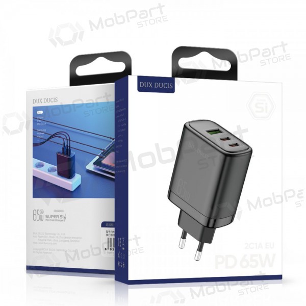 Φορτιστής Dux Ducis C110 2xPD + Quick Charge 3.0 (μαύρος)