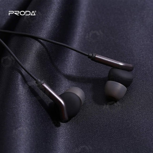 Handsfree ακουστικα Proda PD-E400 3,5mm (μαύρος)