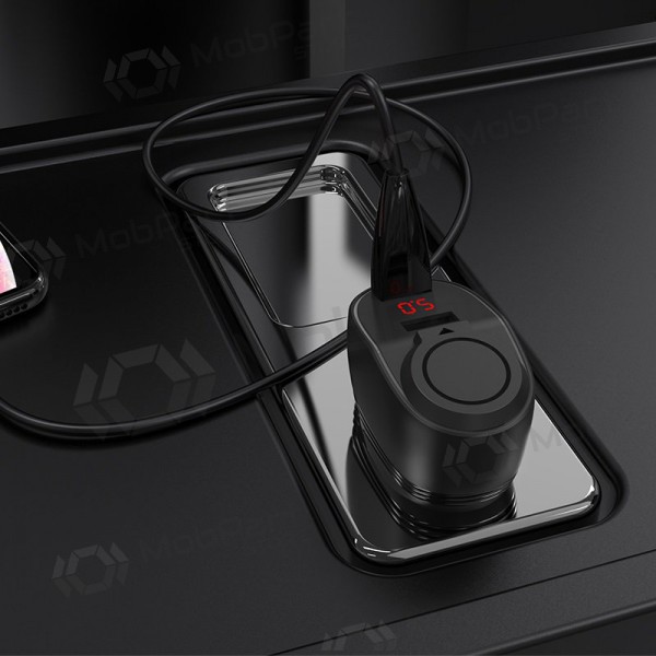 Φορτιστής automobilinis Hoco Z34 x 2 USB (3.1A) (μαύρος)