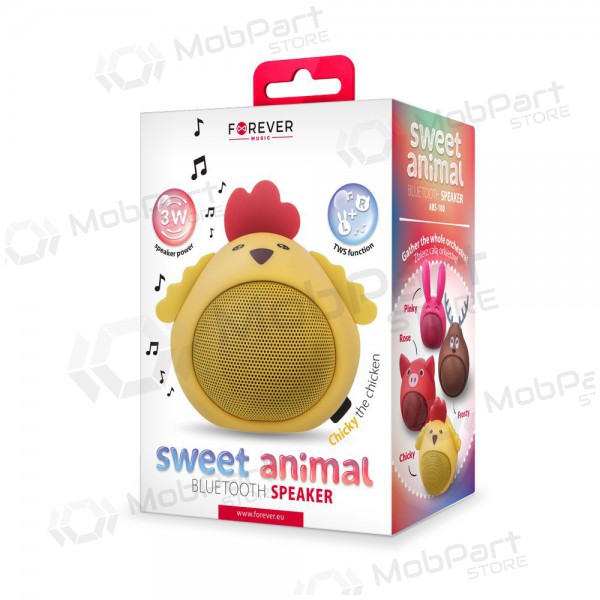 Φορητό ηχείο Bluetooth Forever Sweet Animal Chicken Chicky ABS-100