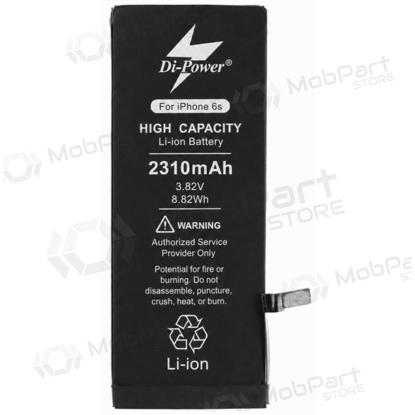 Μπαταρία Apple iPhone 6s, συσσωρευτής Di-Power 2310 mAh (αυξημένης χωρητικότητας)