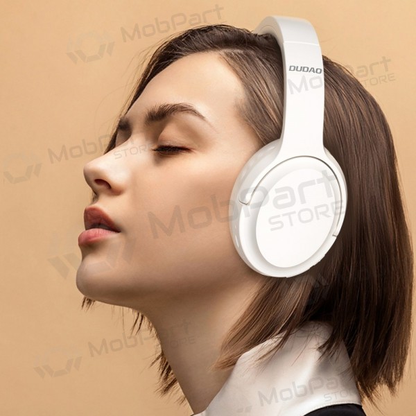 Ασύρματα ακουστικά με μικρόφωνο Dudao X22Pro Bluetooth USB-C λευκά