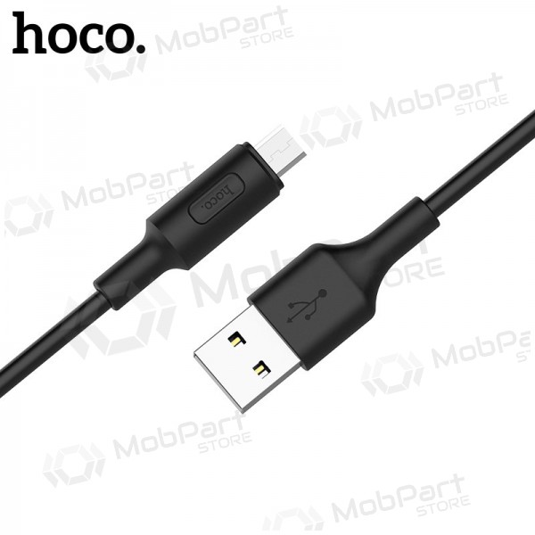 USB καλώδιο Hoco X25 microUSB 1.0m (μαύρος)