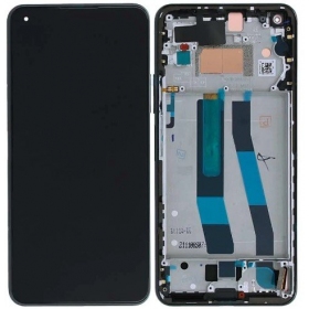 Xiaomi 11 Lite 5G NE οθόνη (μαύρος) (με πλαίσιο) (γνησια)