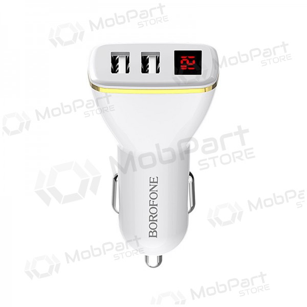 Φορτιστής automobilinis Borofone BZ11 x 2 USB (2.1A) (μαύρος)