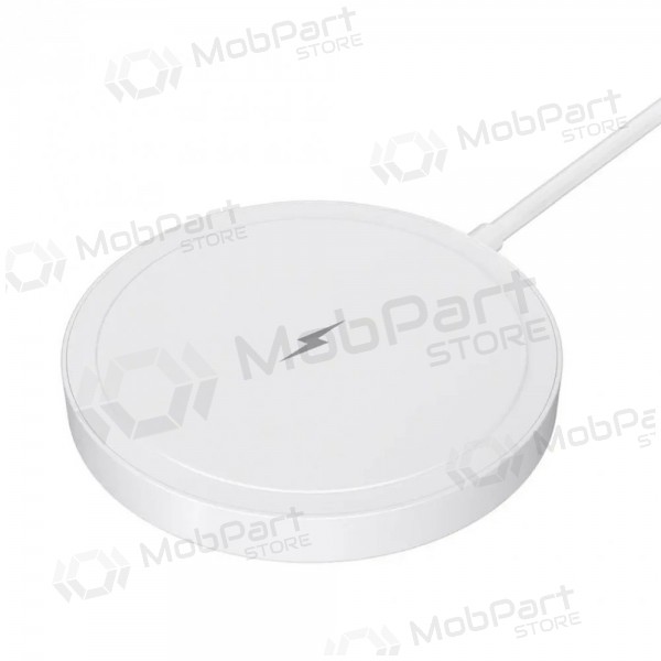 Ασύρματος φορτιστής MagSafe Blue Star Charing Pad 15 W με καλώδιο USB-C λευκό