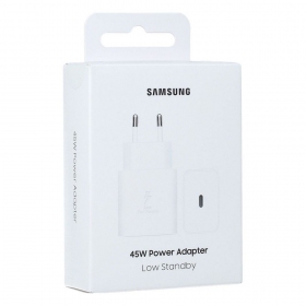 Φορτιστής τηλεφώνου Samsung EP-T4511NWEGEU 45 W USB-C λευκός