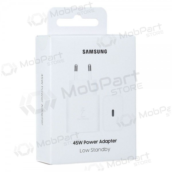 Φορτιστής τηλεφώνου Samsung EP-T4511NWEGEU 45 W USB-C λευκός