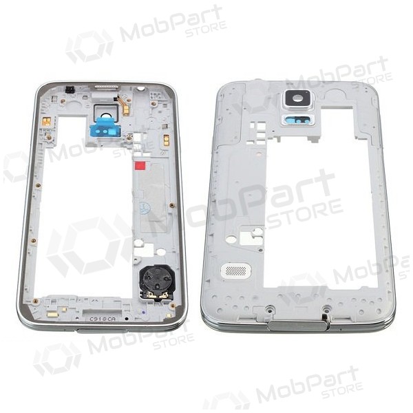 Samsung G900F S5 εσωτερικό πλαίσιο (ασήμι)