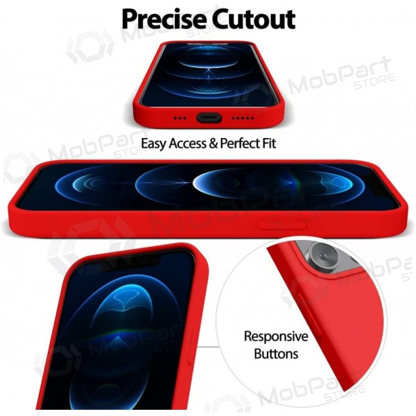 Θήκη Apple iPhone 16e, 17e Mercury -Pure Magsafe Silicon Case- (κόκκινη)