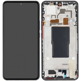 Xiaomi 12T / 12T Pro οθόνη (μαύρος) (με πλαίσιο) (Premium)