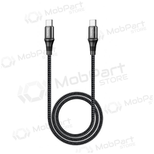 Καλώδιο USB Hoco X50 Exquisito Type-C - Type-C 100W 1.0m (μαύρο)