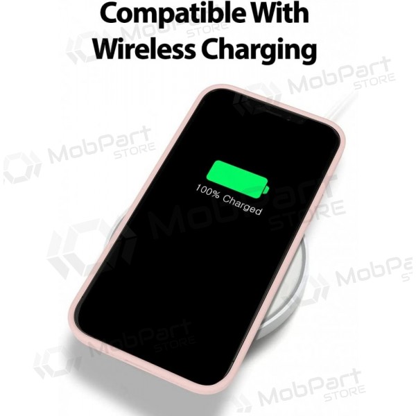 Θήκη Apple iPhone 16e, 17e Mercury - Pure Magsafe Silicon Case (ροζ άμμου)