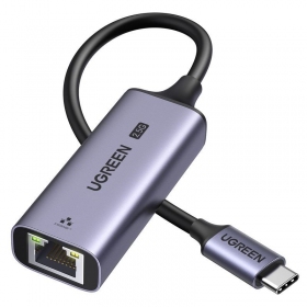 Προσαρμογέας USB-C Ugreen CM648 USB-C σε RJ45 γκρι