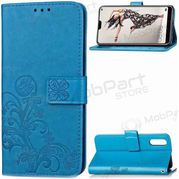 Θήκη Samsung Galaxy A13 5G, A04 - Flower Book (μπλε)