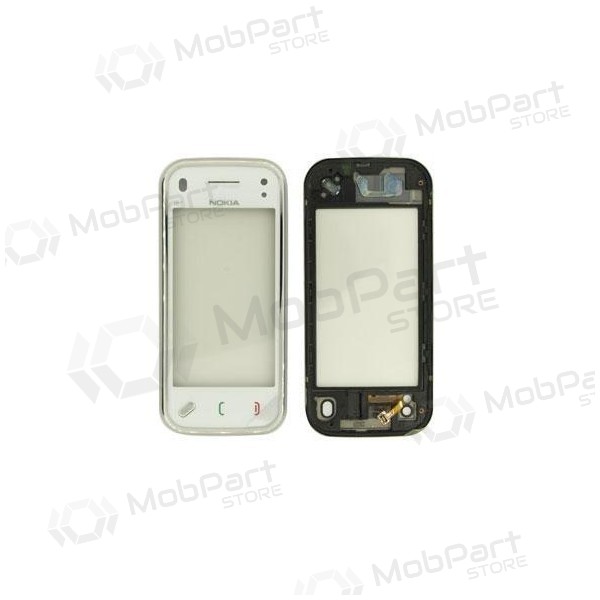 Nokia N97 mini γυαλί αφής (λευκό) (με πλαίσιο)