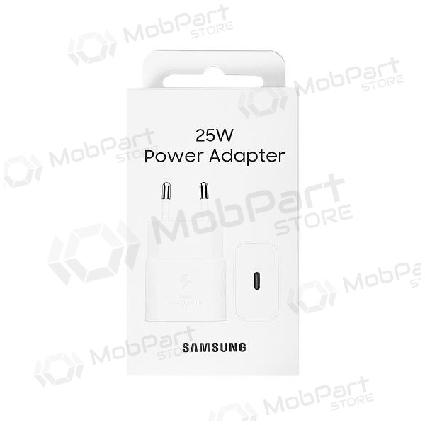 Φορτιστής γνησια Samsung EP-T2510NWEGEU 25W στη συσκευασία άσπρο