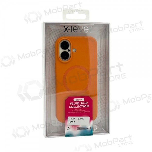 Θήκη Samsung Galaxy S26 Ultra - X-Level Fluid Skin MagSafe (μαύρη)
