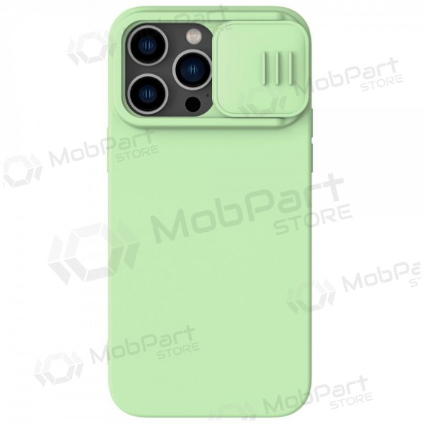 Θήκη Apple iPhone 14 - Nillkin Silicone (ανοιχτό πράσινο)