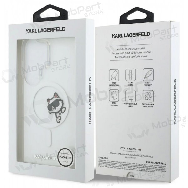 Θήκη Samsung Galaxy S26 Ultra - Karl Lagerfeld IML Choupette Peekaboo Logo Magnetic (διαφανής)