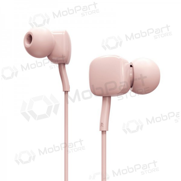 Handsfree ακουστικα Borofone BM34 3,5mm (ροζ)