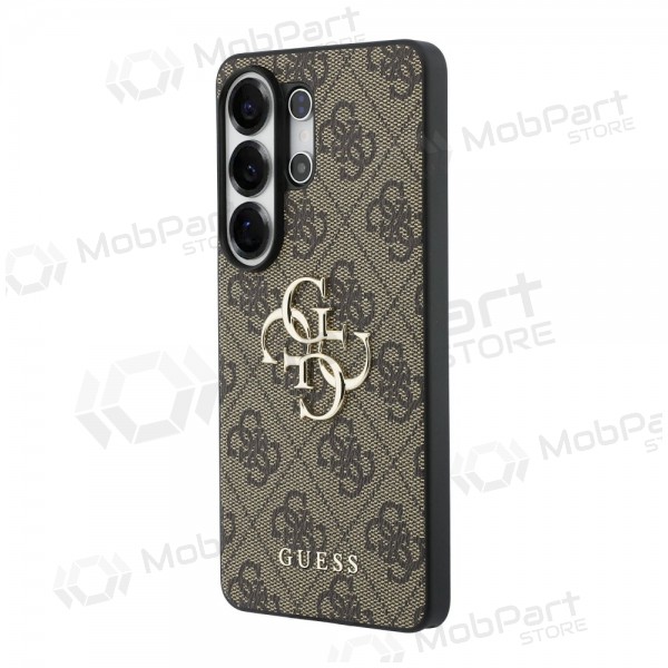 Θήκη Samsung Galaxy S26 Ultra - Guess PU 4G Metal Logo (καφέ)