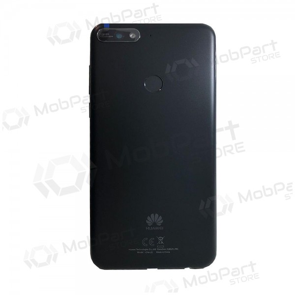 Huawei Y7 Prime 2018 πίσω κάλυμμα μπαταρίας (μαύρος) (μεταχειρισμένος grade B, γνησια)