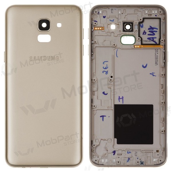Samsung J600 Galaxy J6 2018 πίσω κάλυμμα μπαταρίας (χρυσαφένιος) - Premium