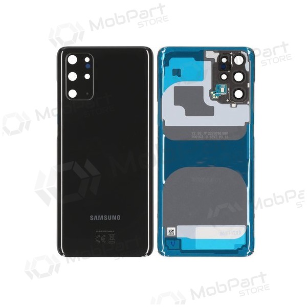 Samsung G985 / G986 Galaxy S20 Plus πίσω κάλυμμα μπαταρίας μαύρος (Cosmic Black) (μεταχειρισμένος grade C, γνησια)