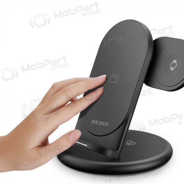 Φορτιστής ασύρματος Dux Ducis C7 3in1 Phone, Apple Watch, Airpods 15W (μαύρος)