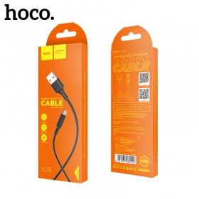 USB καλώδιο Hoco X25 microUSB 1.0m (μαύρος)