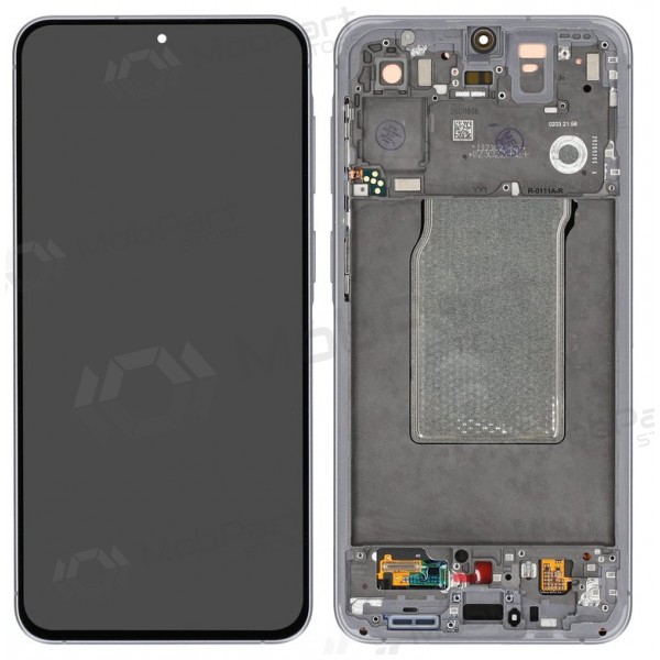 Οθόνη Samsung Galaxy A57 5G (γκρι) (με πλαίσιο) (Premium)