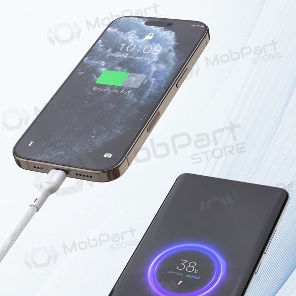 Καλώδιο USB-C Dudao L9CMax USB-C σε USB-C 2 m 240 W μαύρο