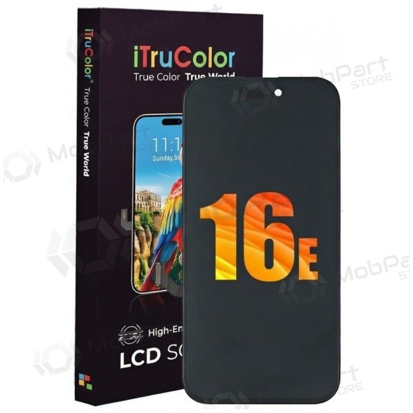 Ekranas προορίζεται για iPhone 16e su lietimui jautriu stikliuku INCELL (Removable IC)