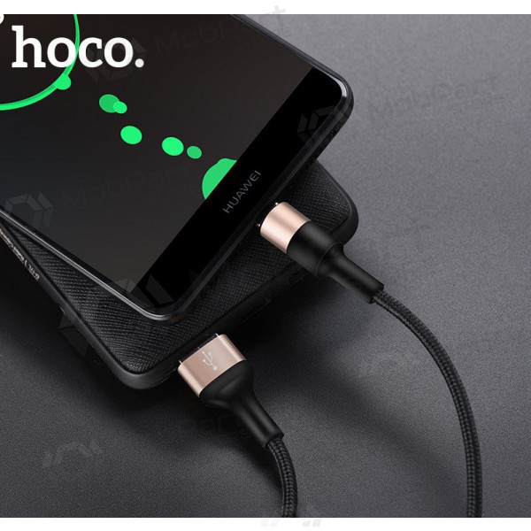 USB καλώδιο Hoco X26 Type-C 1.0m (μαύρος / χρυσαφένιος)