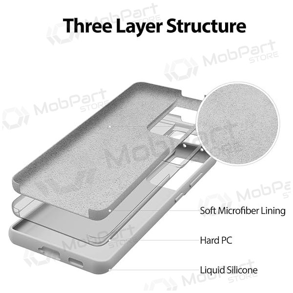 Θήκη Samsung Galaxy A15 Mercury - Silicone Case (χρώμα πέτρας)