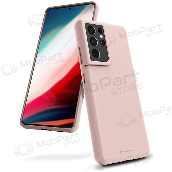 Θήκη Samsung Galaxy A15 Mercury - Silicone Case (ροζ άμμου)