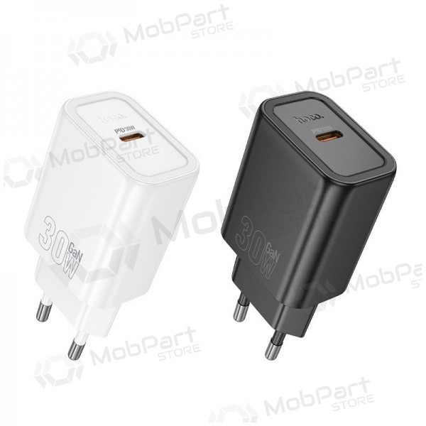 Φορτιστής τηλεφώνου Hoco N62 30 W GaN USB-C λευκός