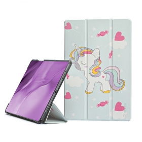 Θήκη Samsung Galaxy Tab A9+, Tab A11+ - Smart Leather (unicorn)