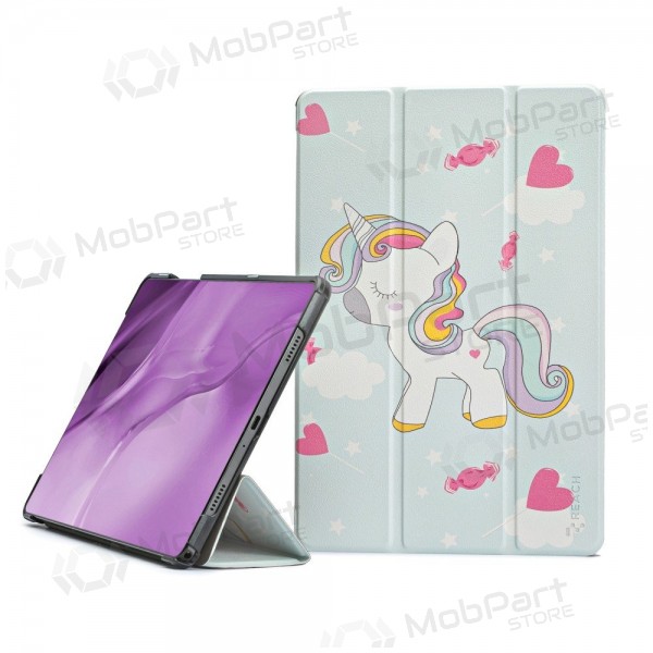 Θήκη Samsung Galaxy Tab A9+, Tab A11+ - Smart Leather (unicorn)