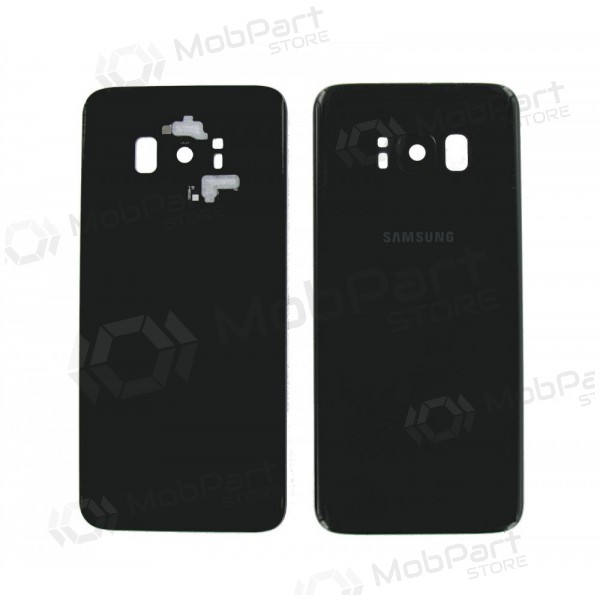Samsung G955F Galaxy S8 Plus πίσω κάλυμμα μπαταρίας μαύρος (Midnight black) (μεταχειρισμένος grade A, γνησια)