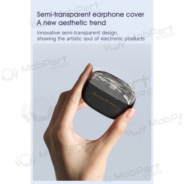 Ασύρματα ακουστικά με μικρόφωνο Dudao U8 Bluetooth USB-C μαύρα