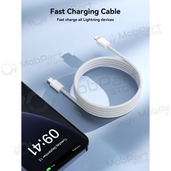 USB καλώδιο Joyroom S-A45 USB-C to Lightning 30W 1.2m άσπρο