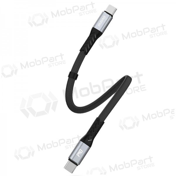 Καλώδιο USB-C Dudao L10C USB-C σε USB-C 0.23 m 100 W μαύρο