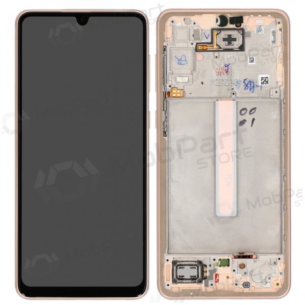 Samsung Galaxy A33 5G οθόνη (Peach) (με πλαίσιο) (γνησια)